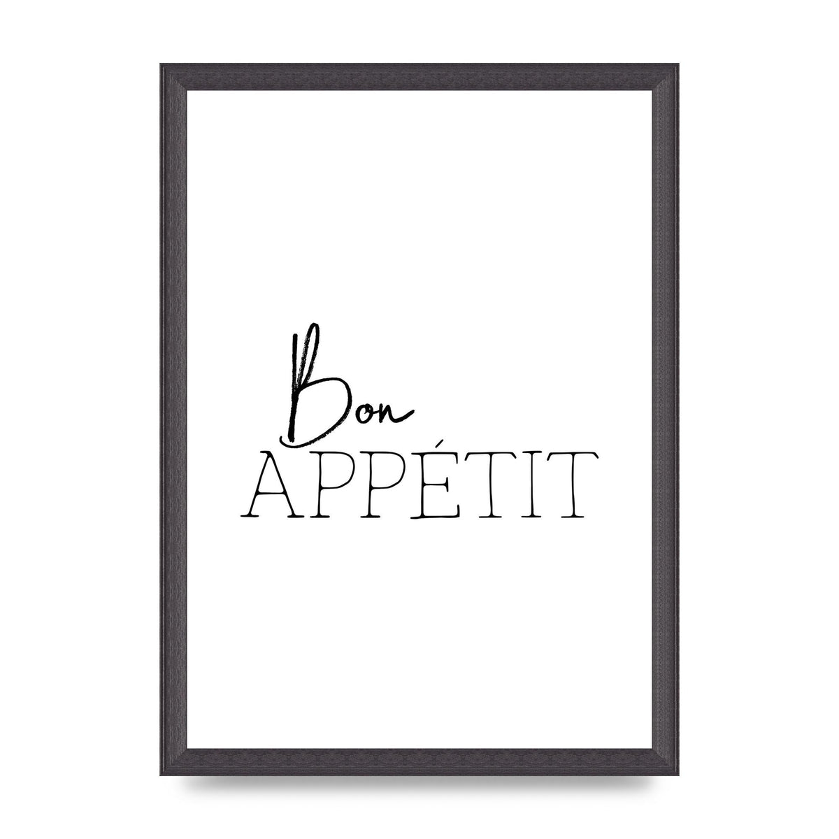 Bon Appetit" Wall Art - A3 framed