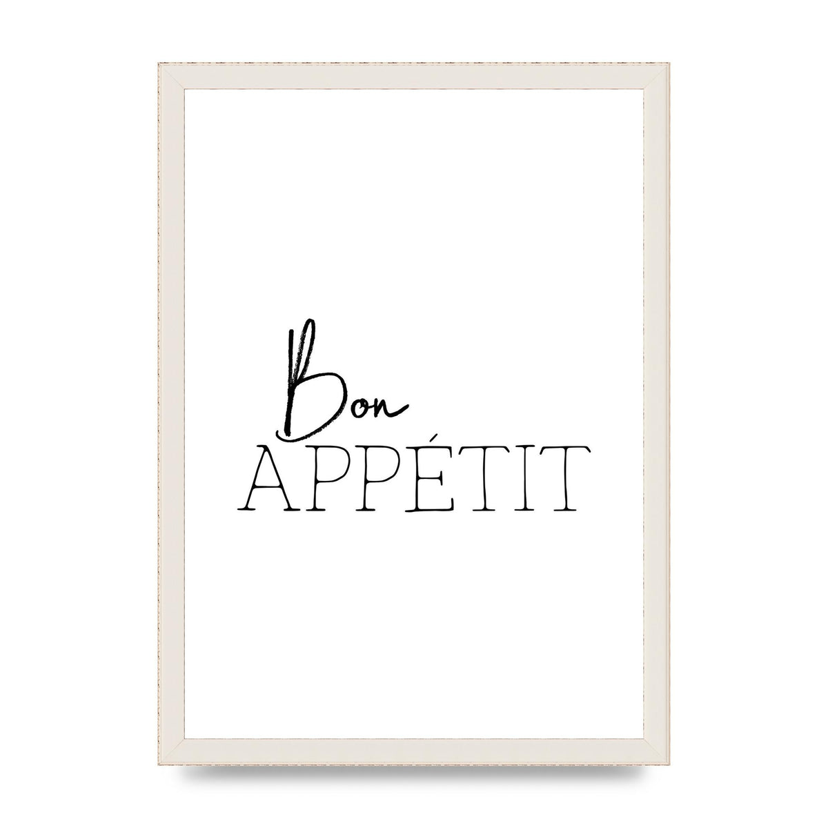 Bon Appetit" Wall Art - A3 framed