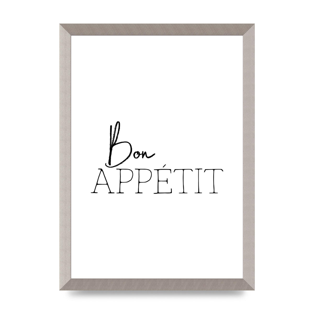 Bon Appetit" Wall Art - A3 framed