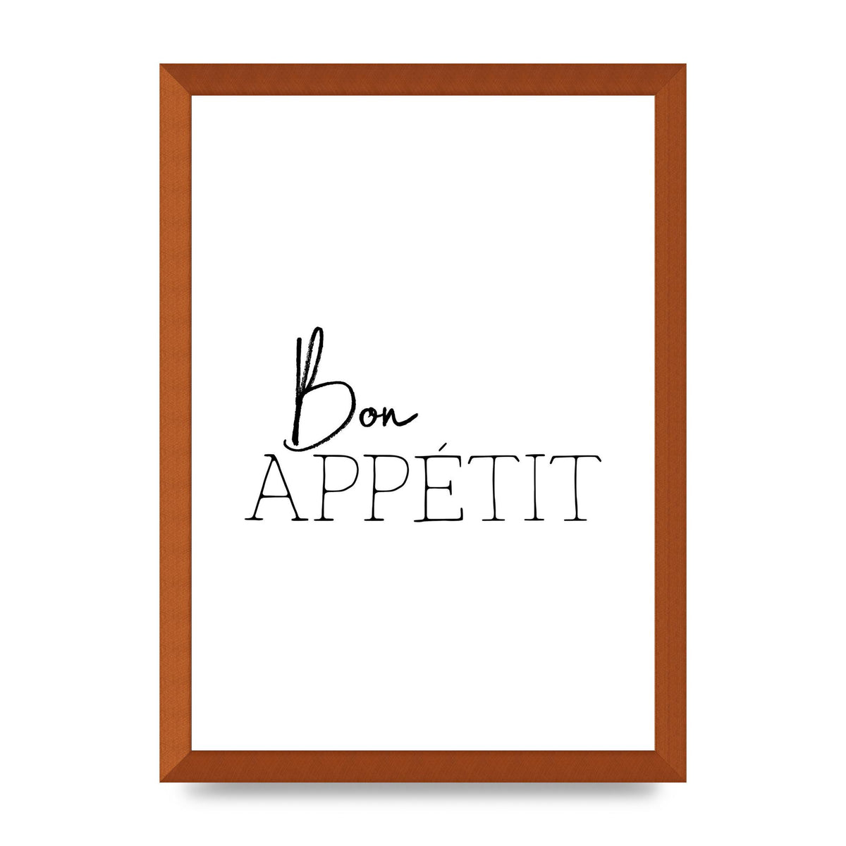 Bon Appetit" Wall Art - A3 framed