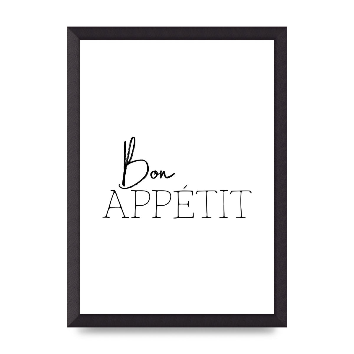 Bon Appetit" Wall Art - A3 framed
