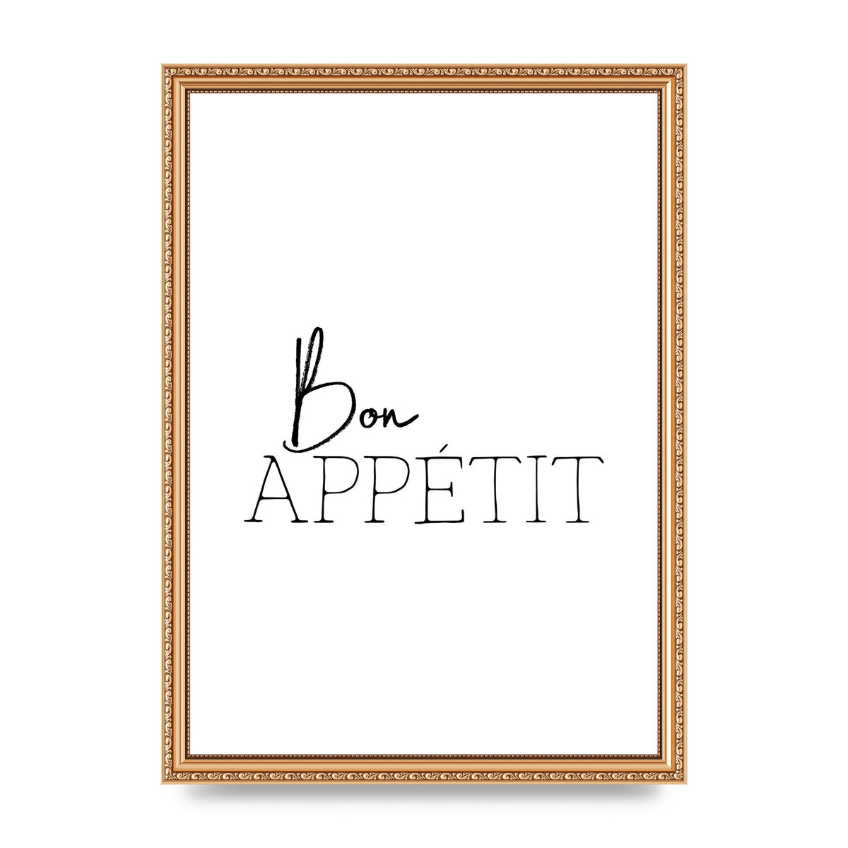 Bon Appetit" Wall Art - A3 framed