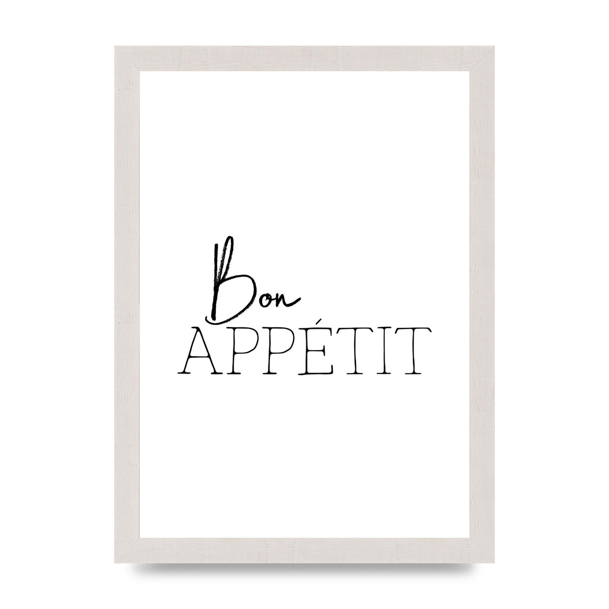 Bon Appetit" Wall Art - A4 framed