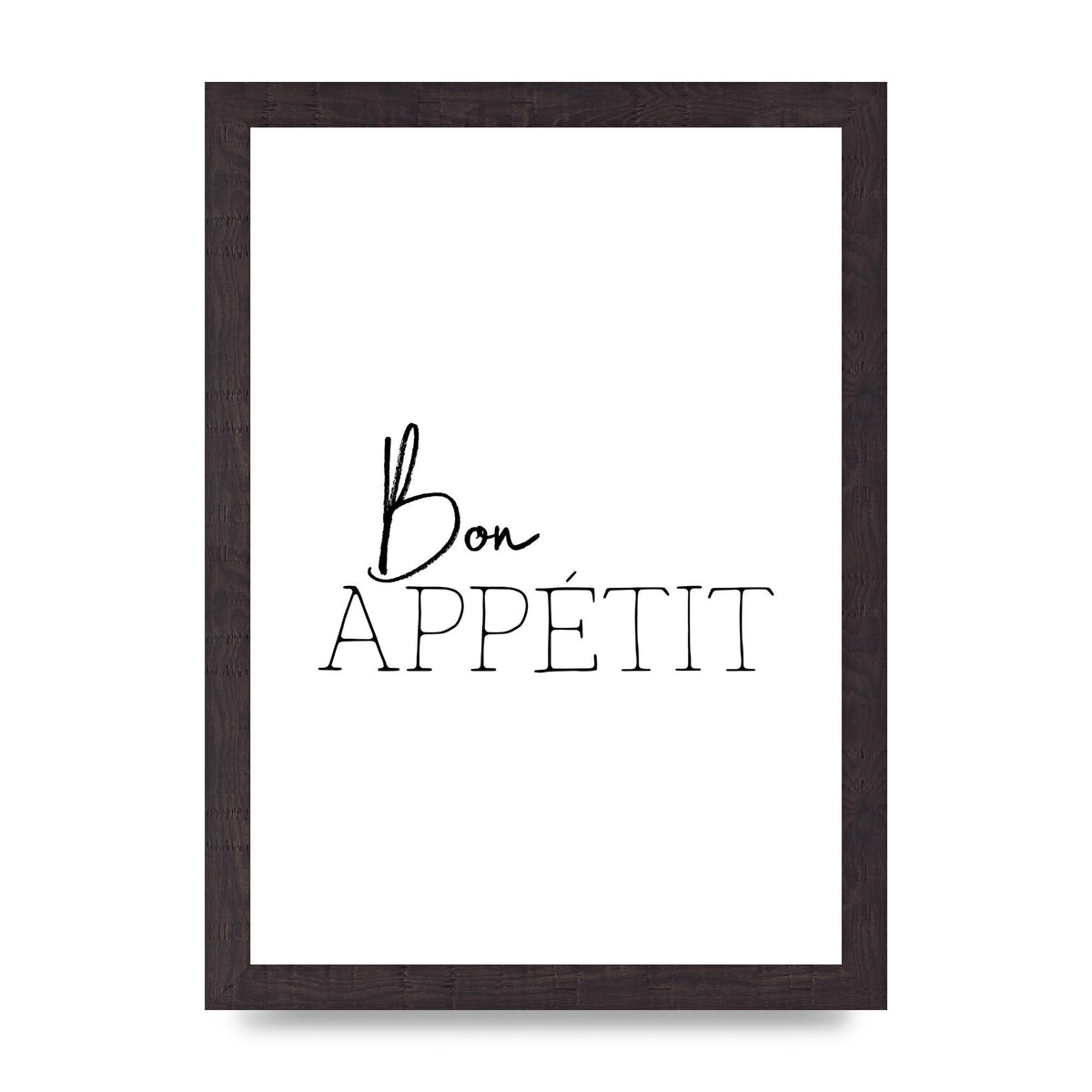 Bon Appetit" Wall Art - A4 framed