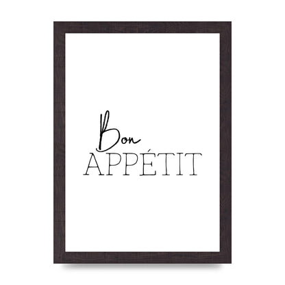 Bon Appetit" Wall Art - A4 framed