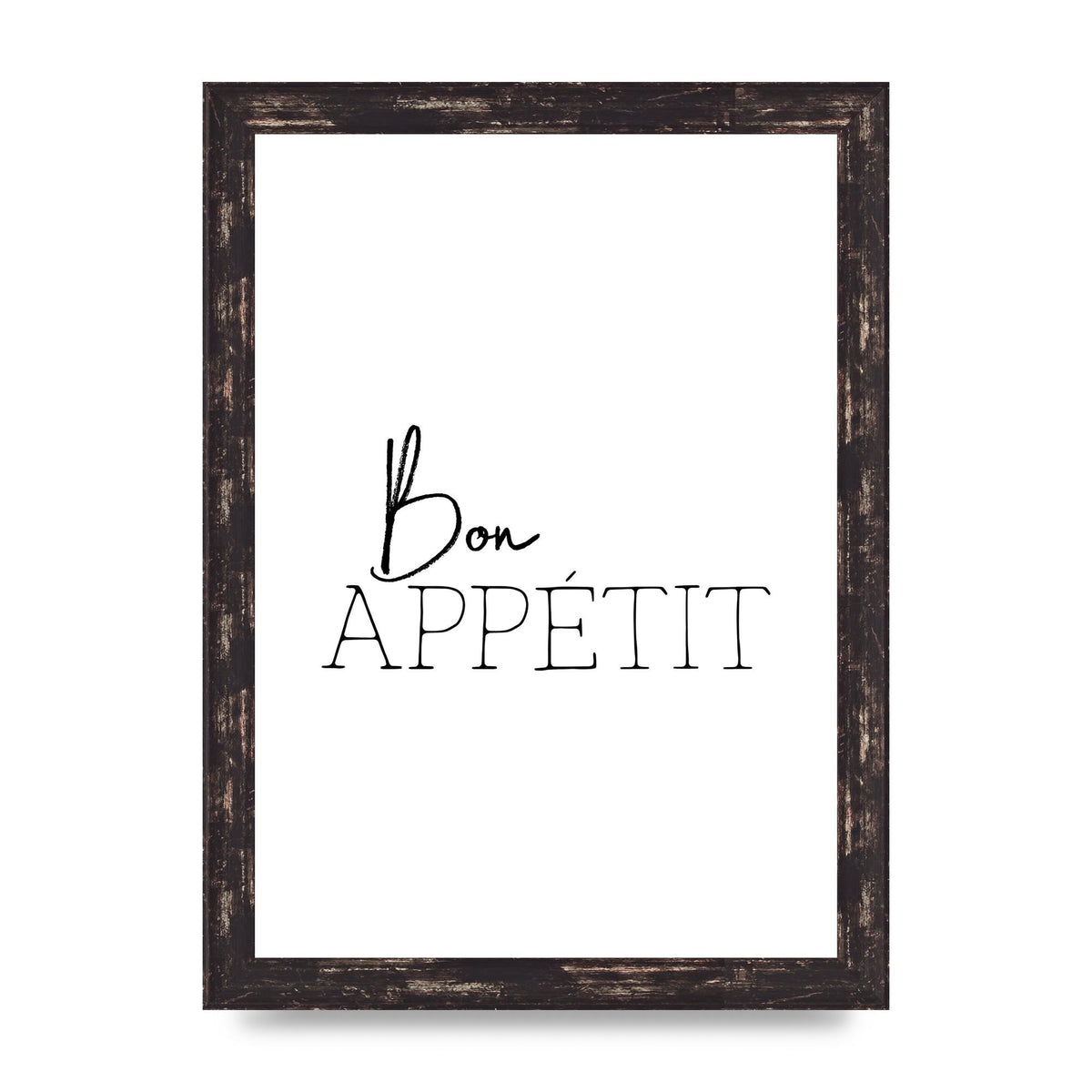 Bon Appetit" Wall Art - A4 framed