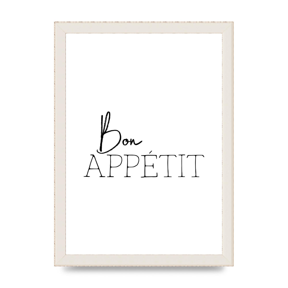 Bon Appetit" Wall Art - A4 framed