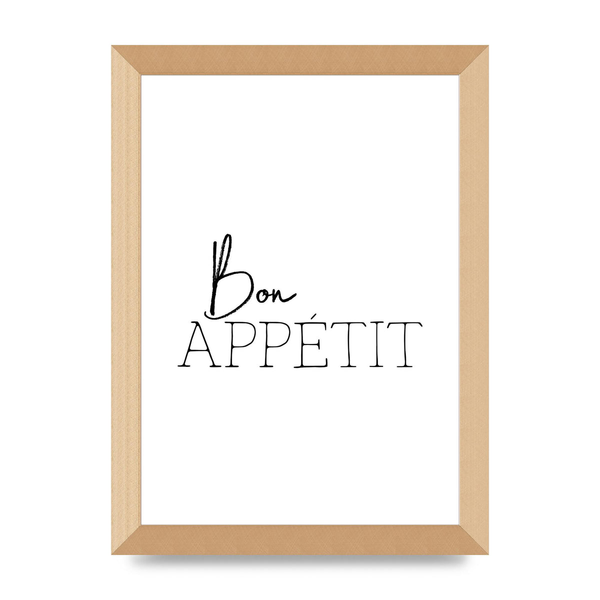 Bon Appetit" Wall Art - A4 framed