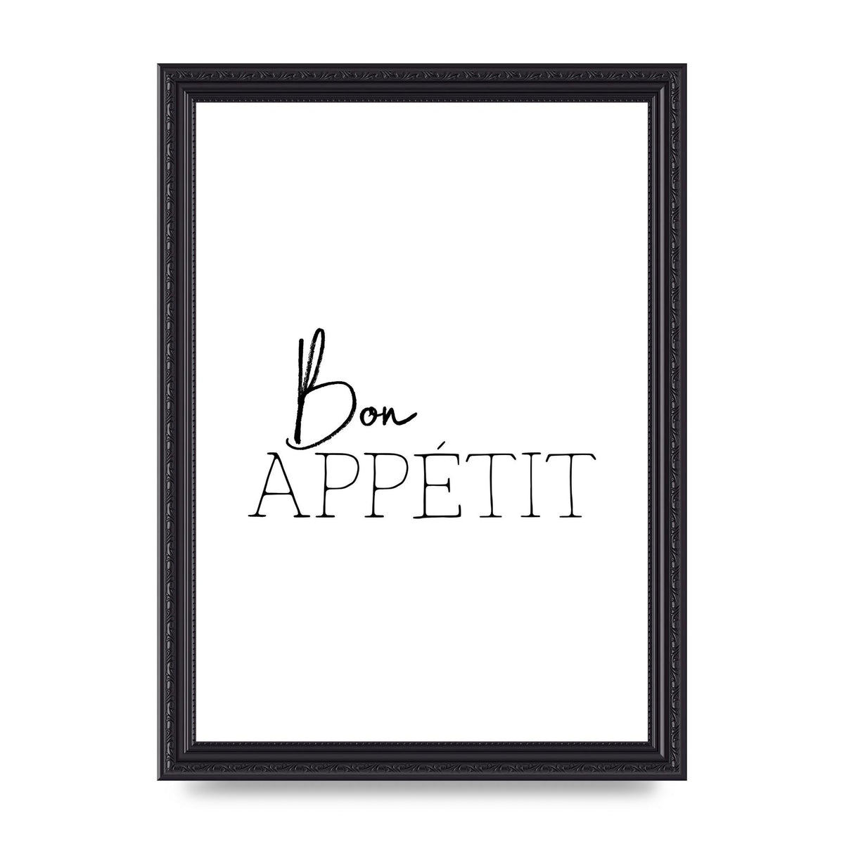 Bon Appetit" Wall Art - A4 framed