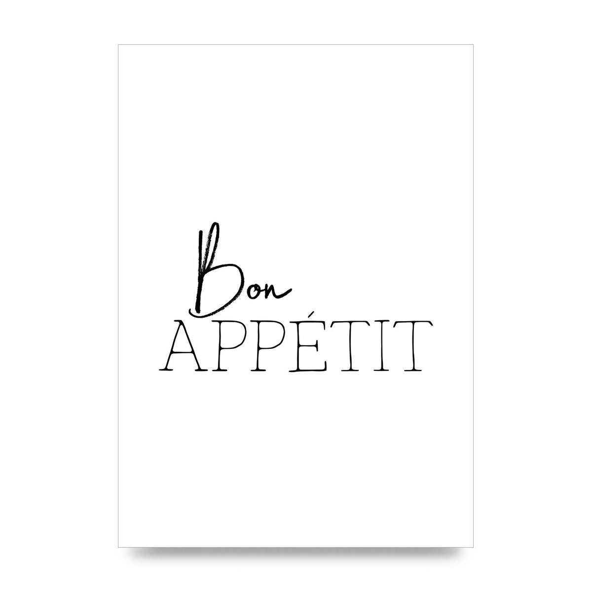 Bon Appetit" Wall Art - unframed print