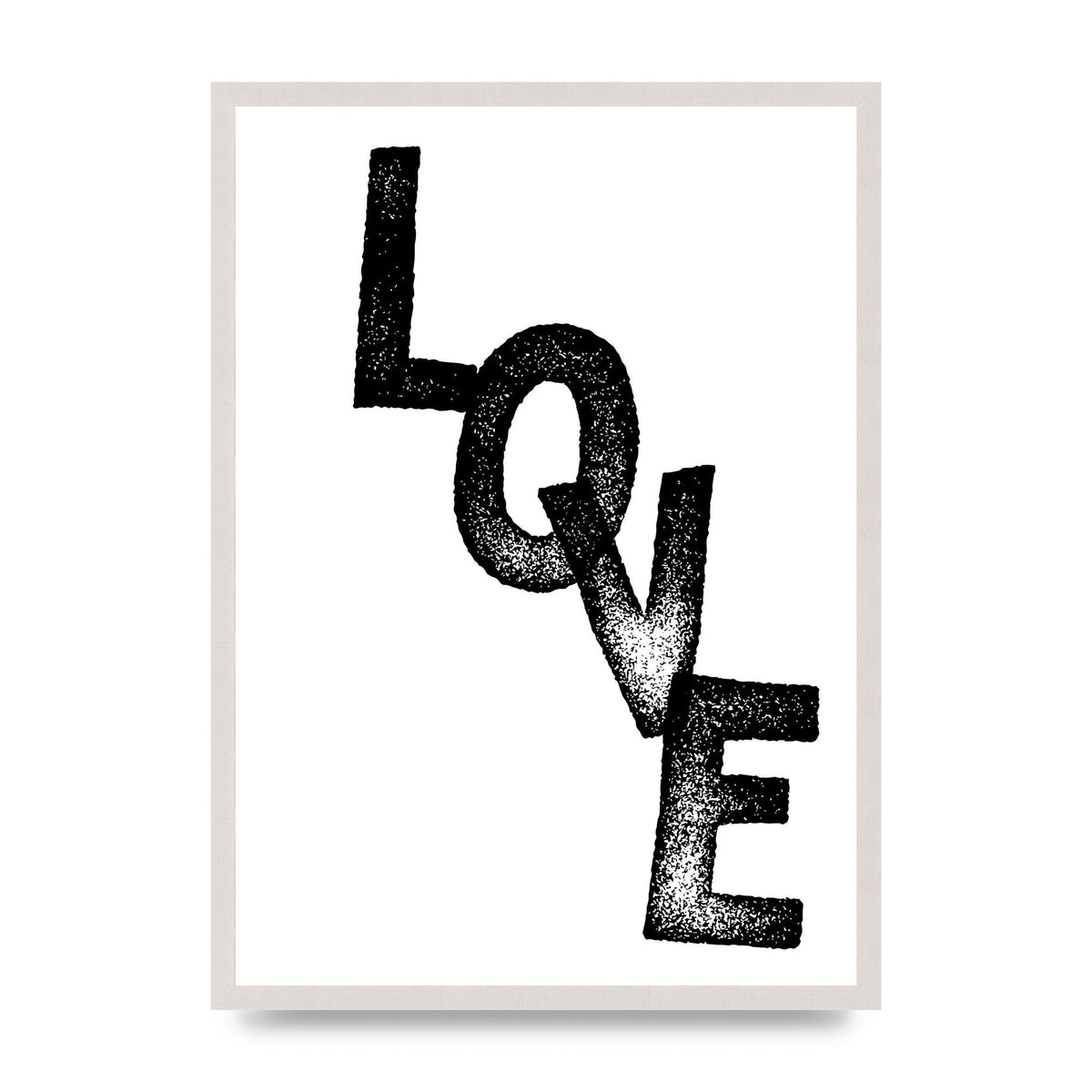 Love" Printed Poster - A2 framed