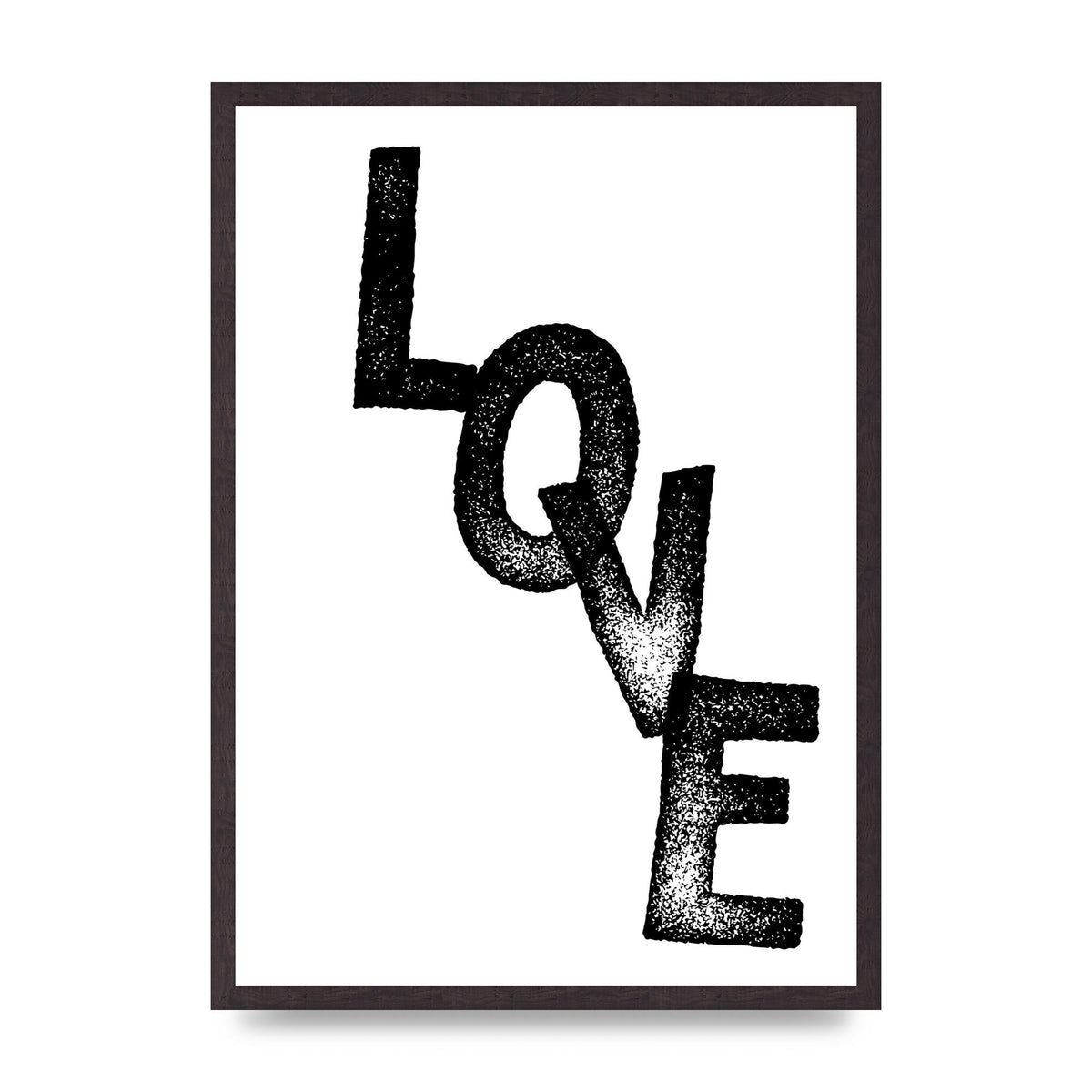Love" Printed Poster - A2 framed