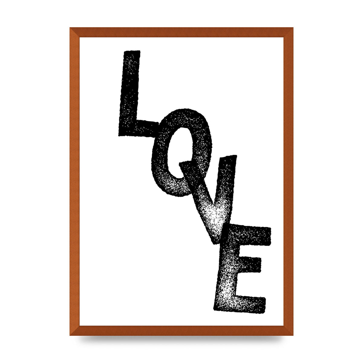 Love" Printed Poster - A2 framed
