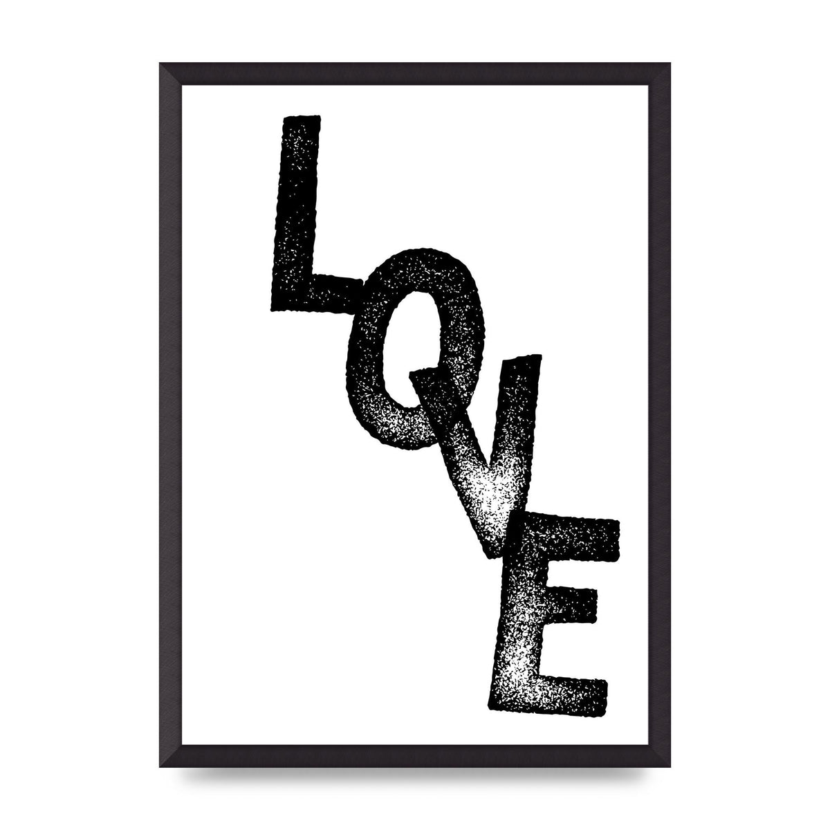 Love" Printed Poster - A2 framed