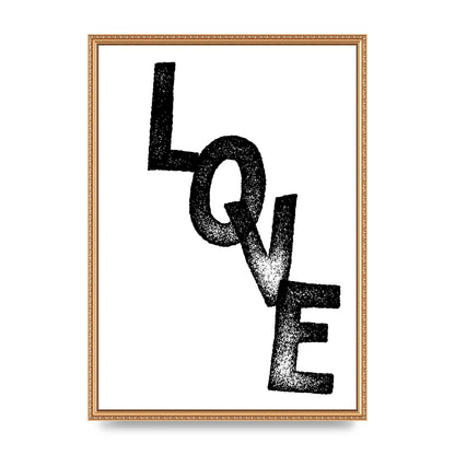 Love" Printed Poster - A2 framed