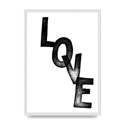Love" Printed Poster - A2 framed
