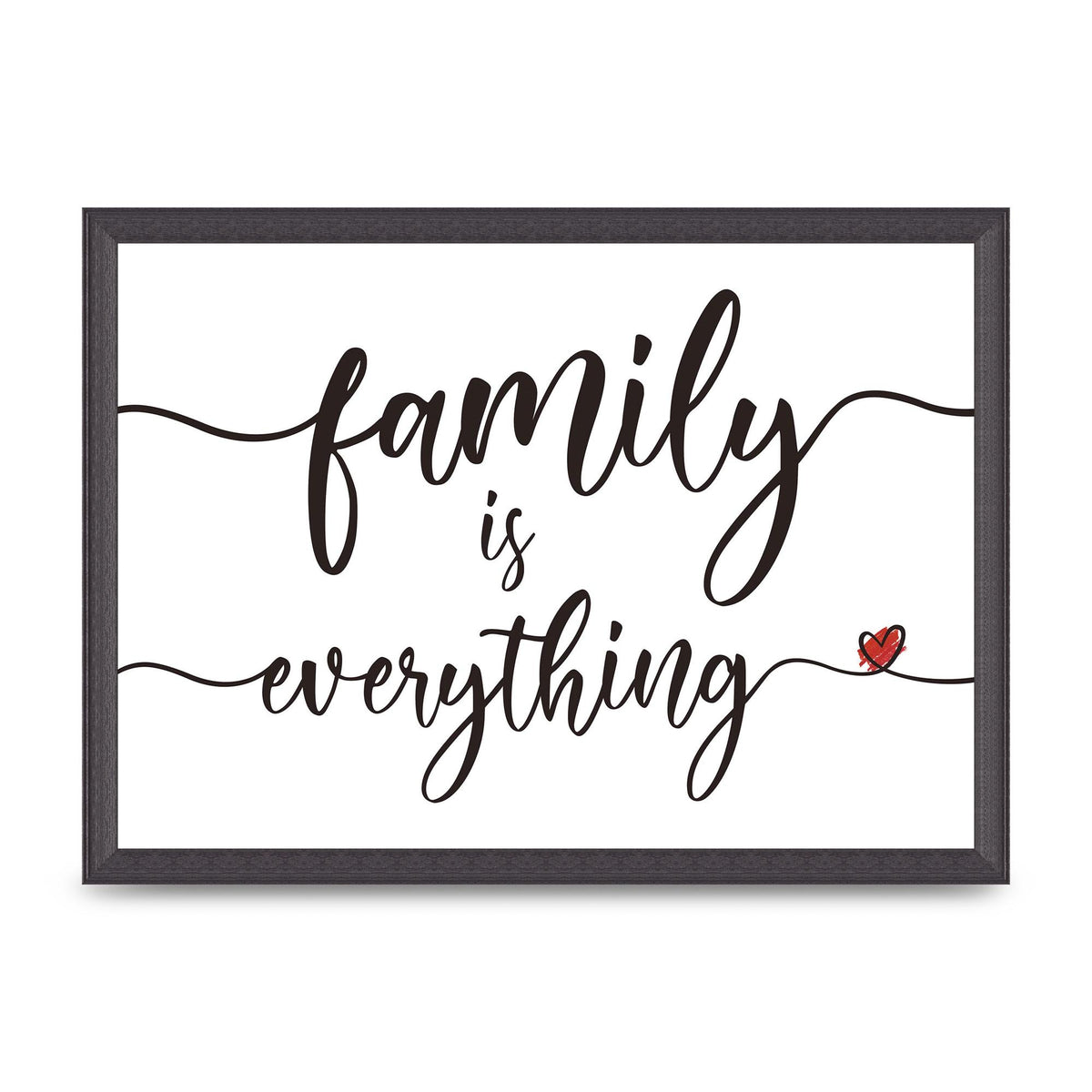 Family Is Everything" Wall Art - A3 framed