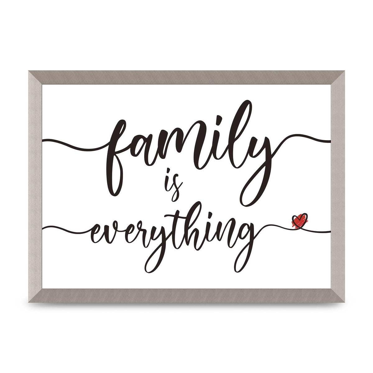 Family Is Everything" Wall Art - A3 framed