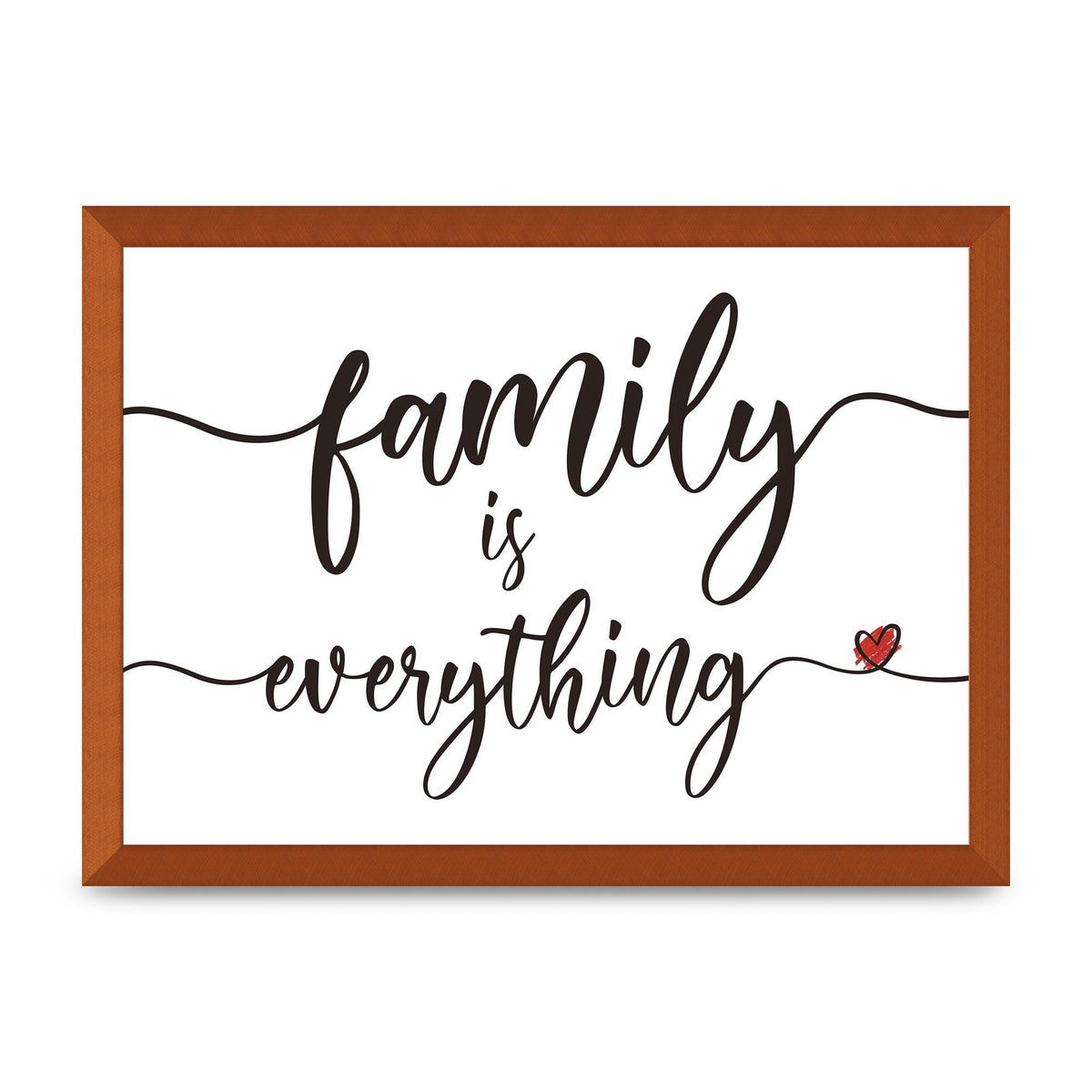 Family Is Everything" Wall Art - A3 framed