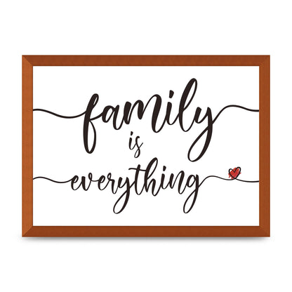 Family Is Everything" Wall Art - A3 framed