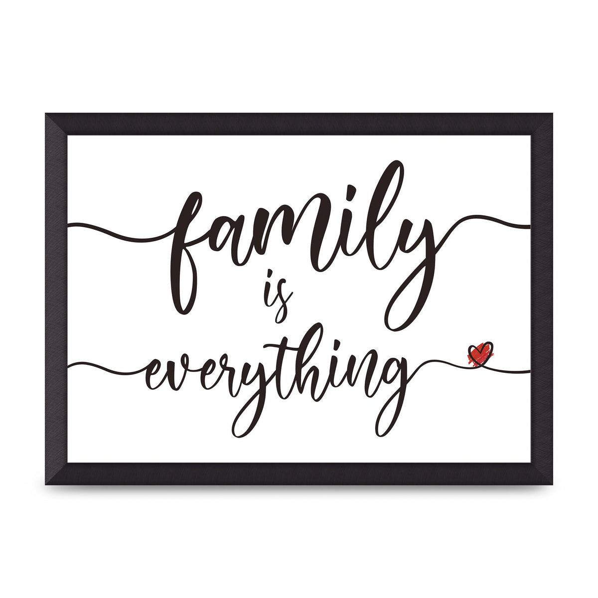 Family Is Everything" Wall Art - A3 framed