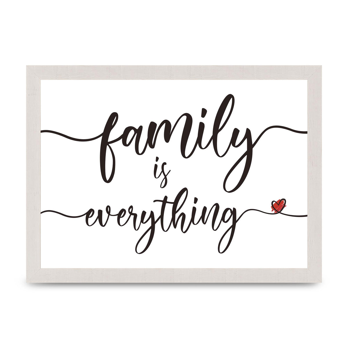 Family Is Everything" Wall Art - A4 framed