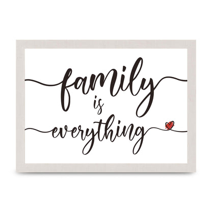 Family Is Everything" Wall Art - A4 framed