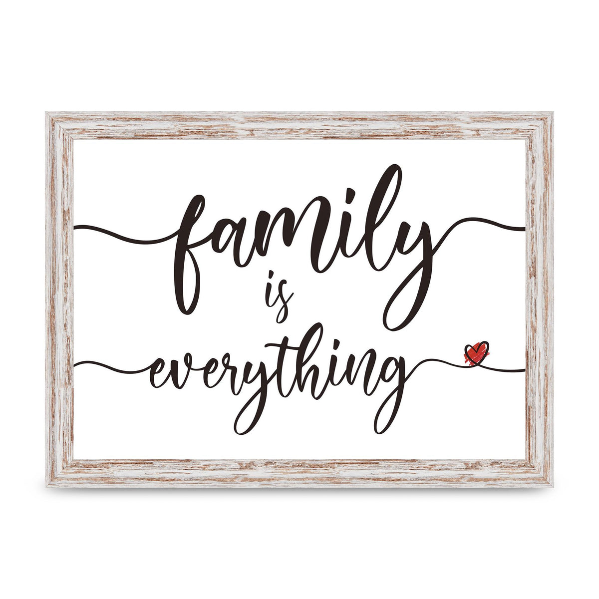 Family Is Everything" Wall Art - A4 framed