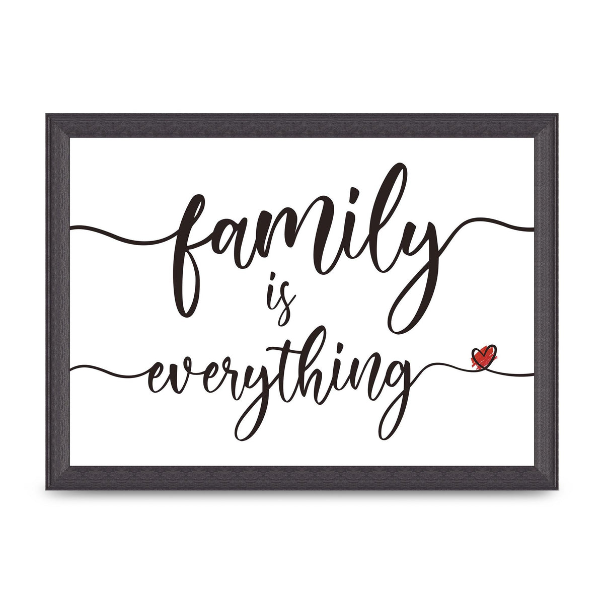Family Is Everything" Wall Art - A4 framed