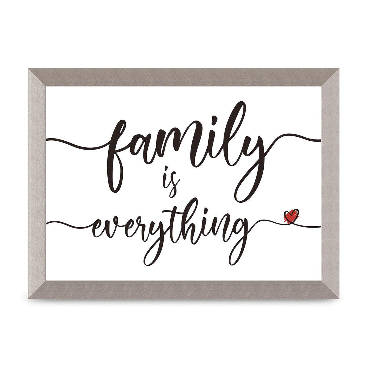 Family Is Everything" Wall Art - A4 framed