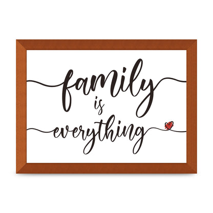 Family Is Everything" Wall Art - A4 framed