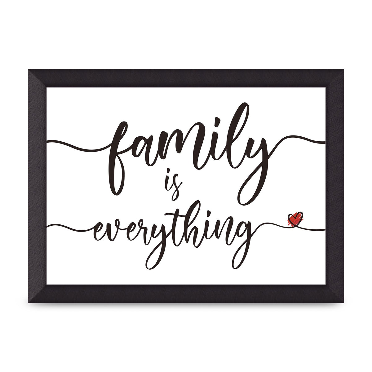 Family Is Everything" Wall Art - A4 framed