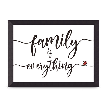 Family Is Everything" Wall Art - A4 framed