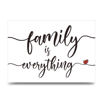 Family Is Everything" Wall Art - unframed print