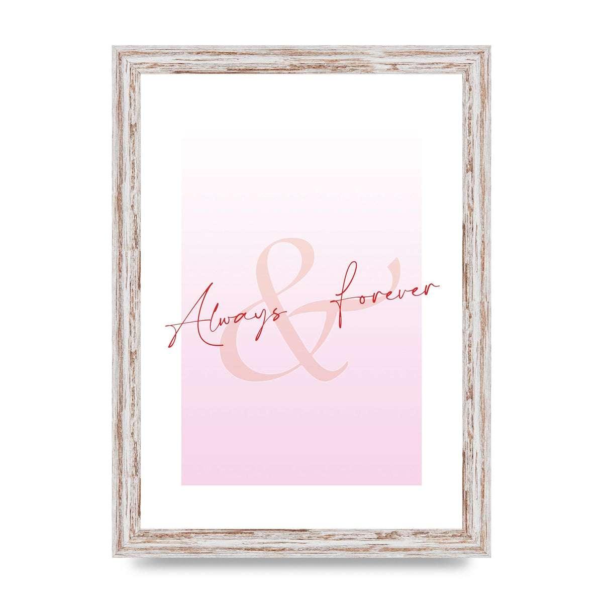 Always Forever" Art For The Home - A4 framed