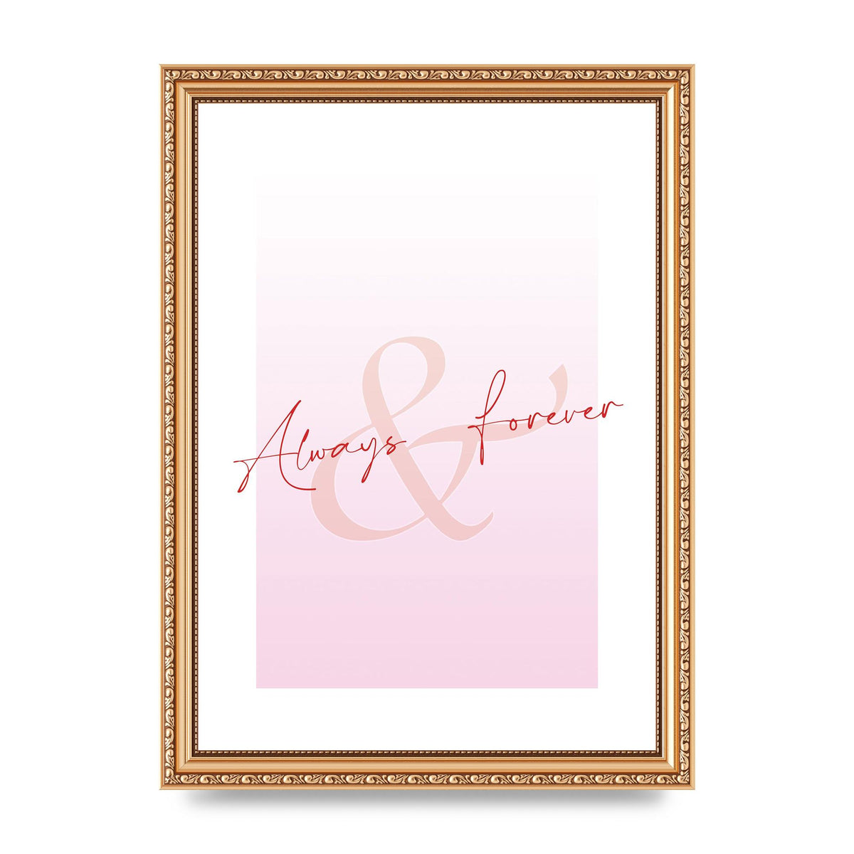 Always Forever" Art For The Home - A4 framed