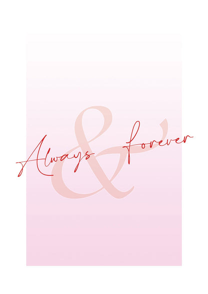 Always Forever" Art For The Home - detail