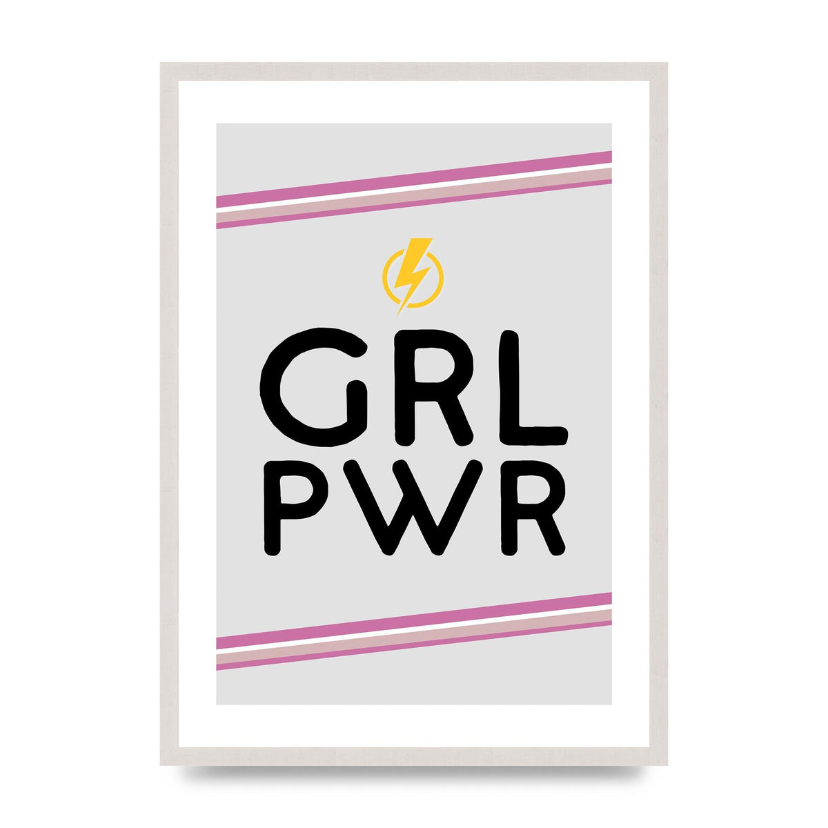 Girl Power" Wall Art - A2 framed