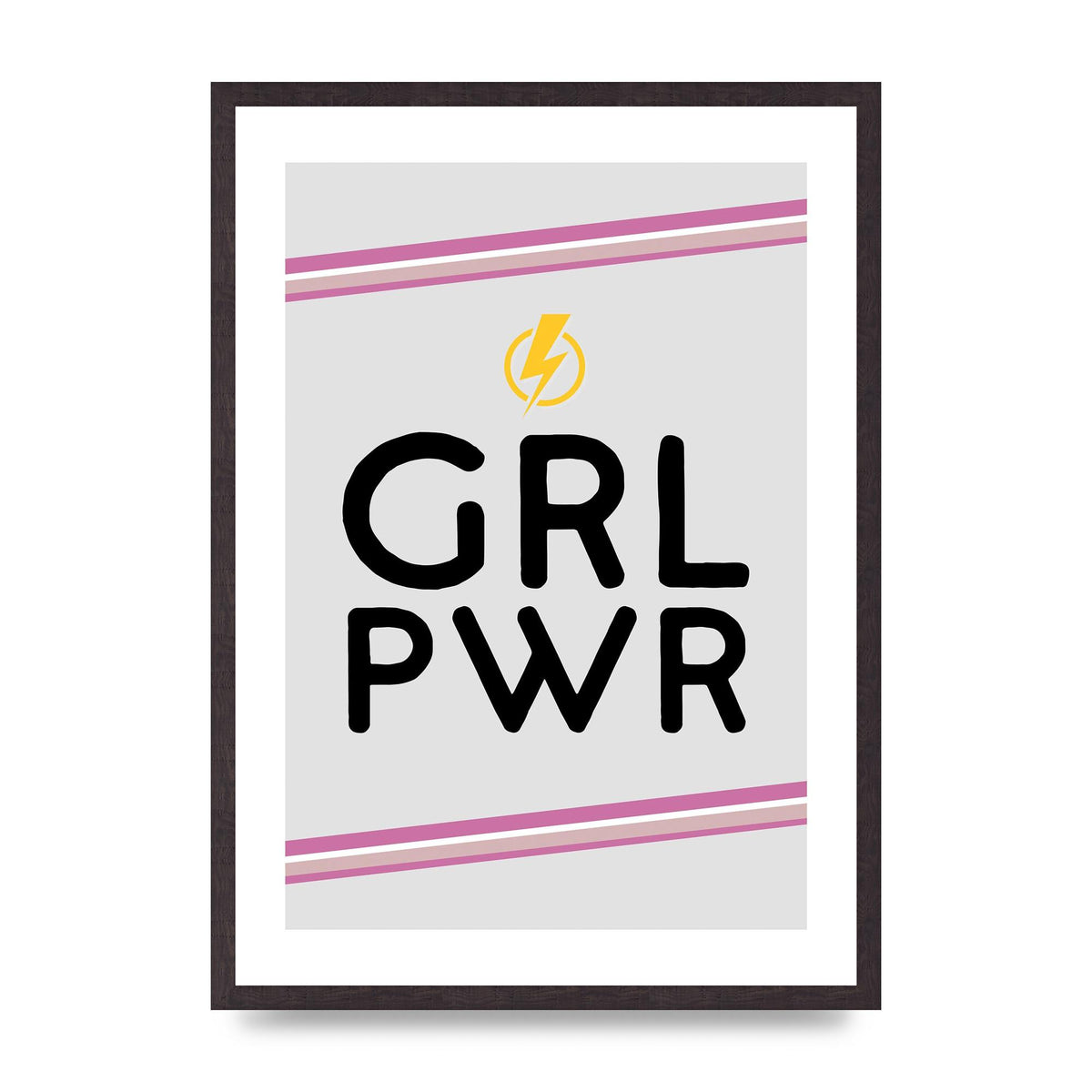 Girl Power" Wall Art - A2 framed
