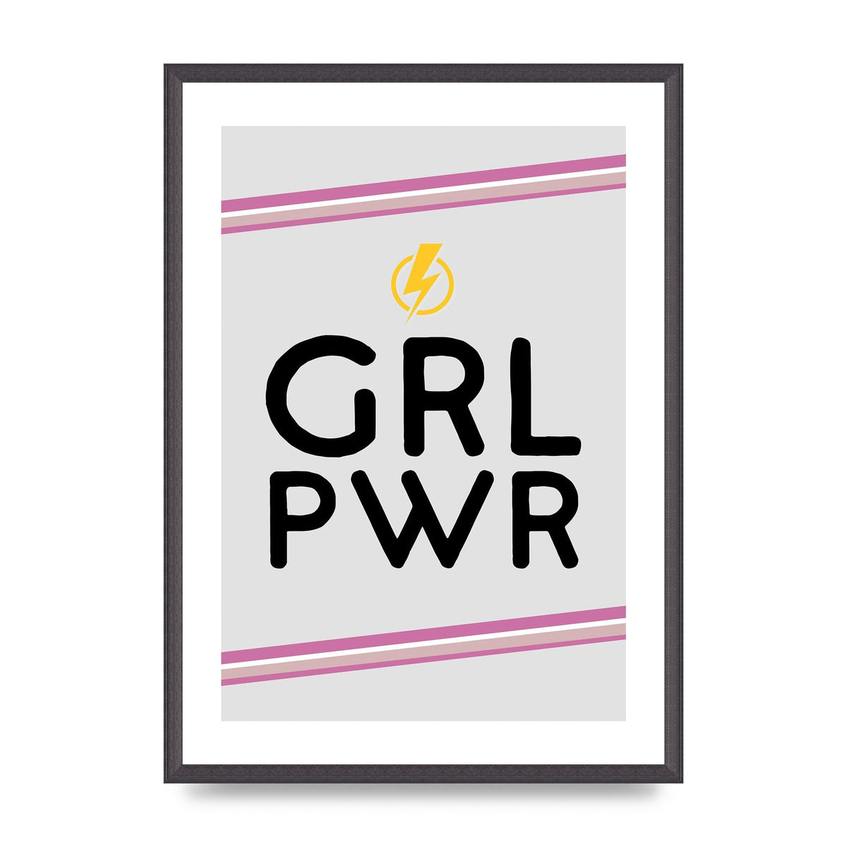 Girl Power" Wall Art - A2 framed