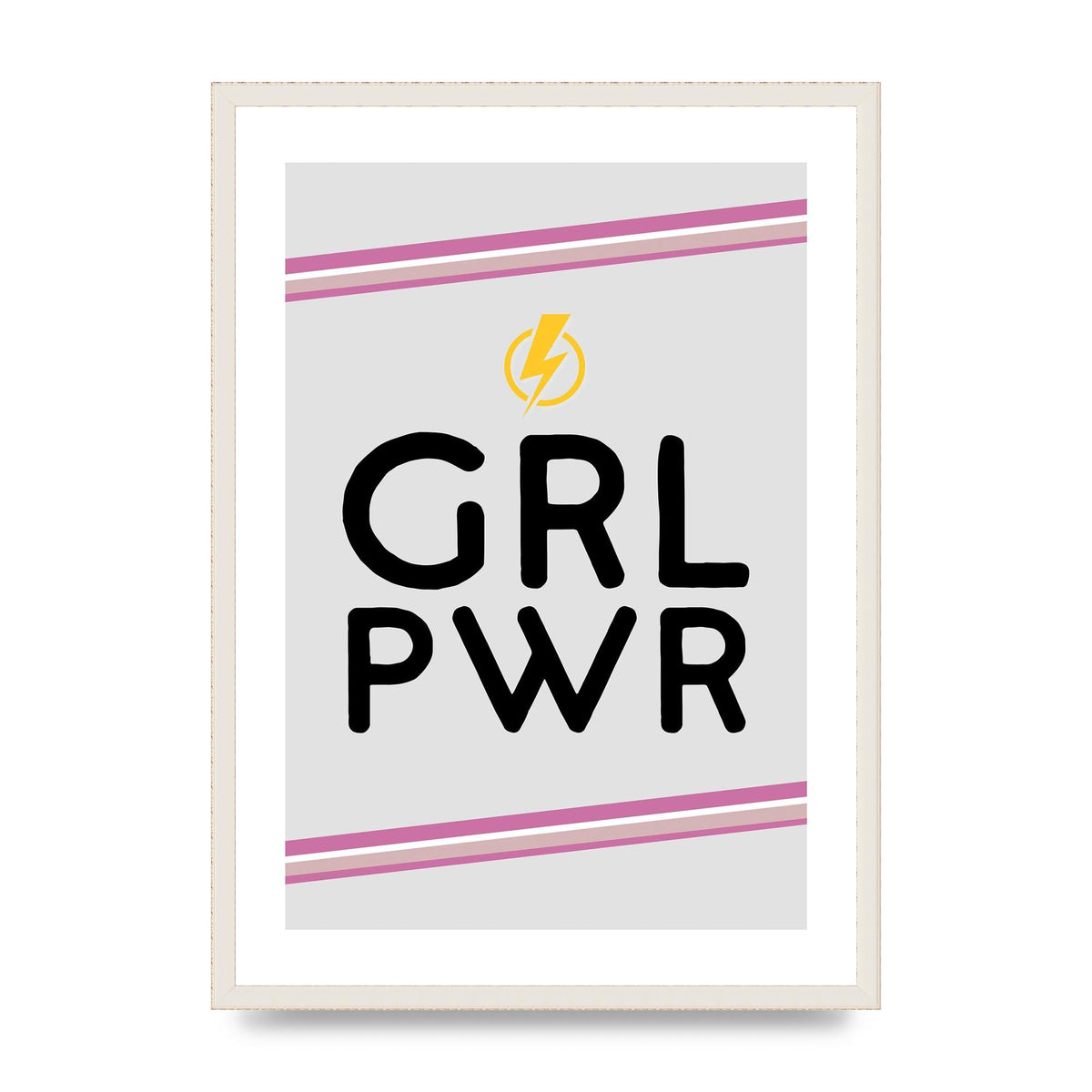Girl Power" Wall Art - A2 framed