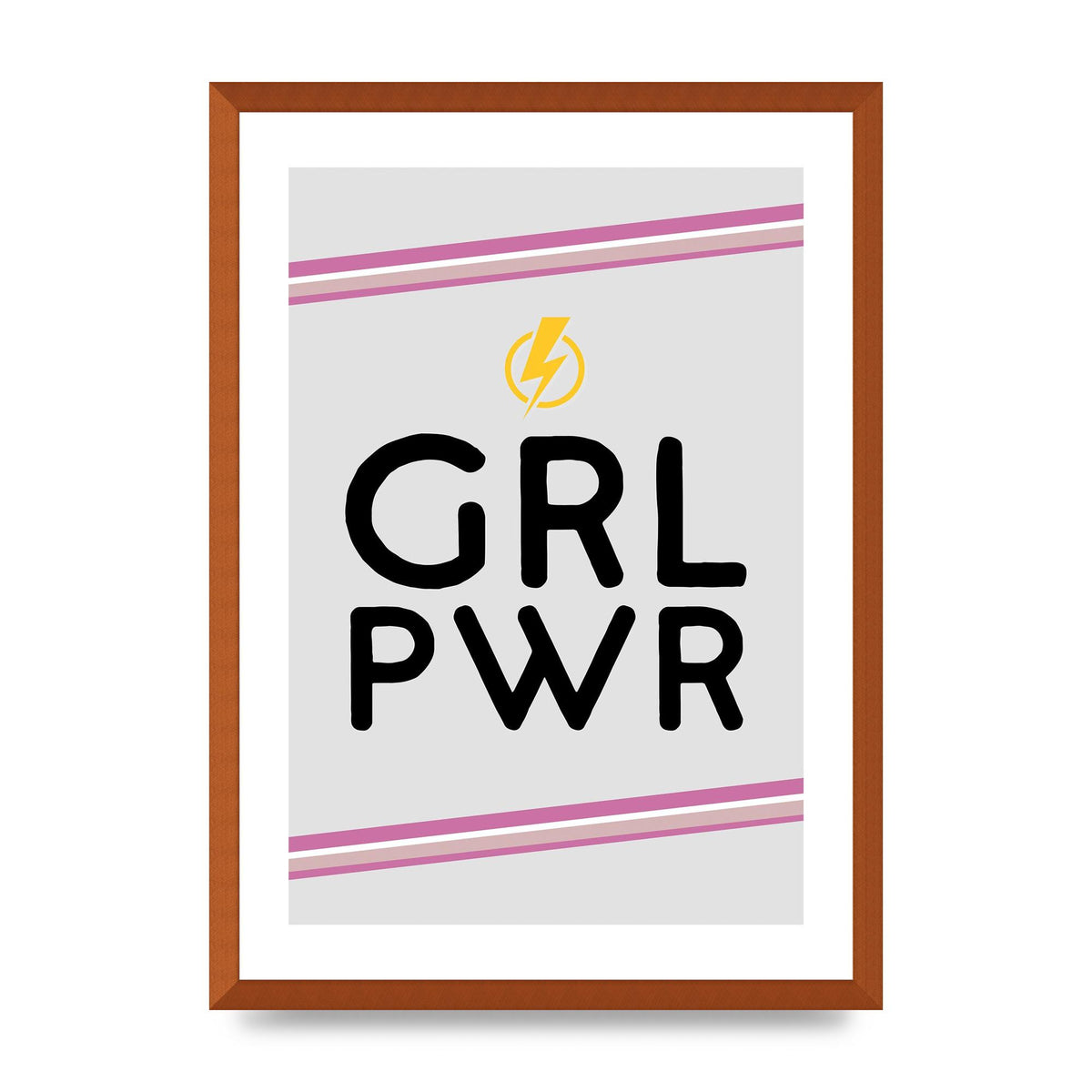Girl Power" Wall Art - A2 framed