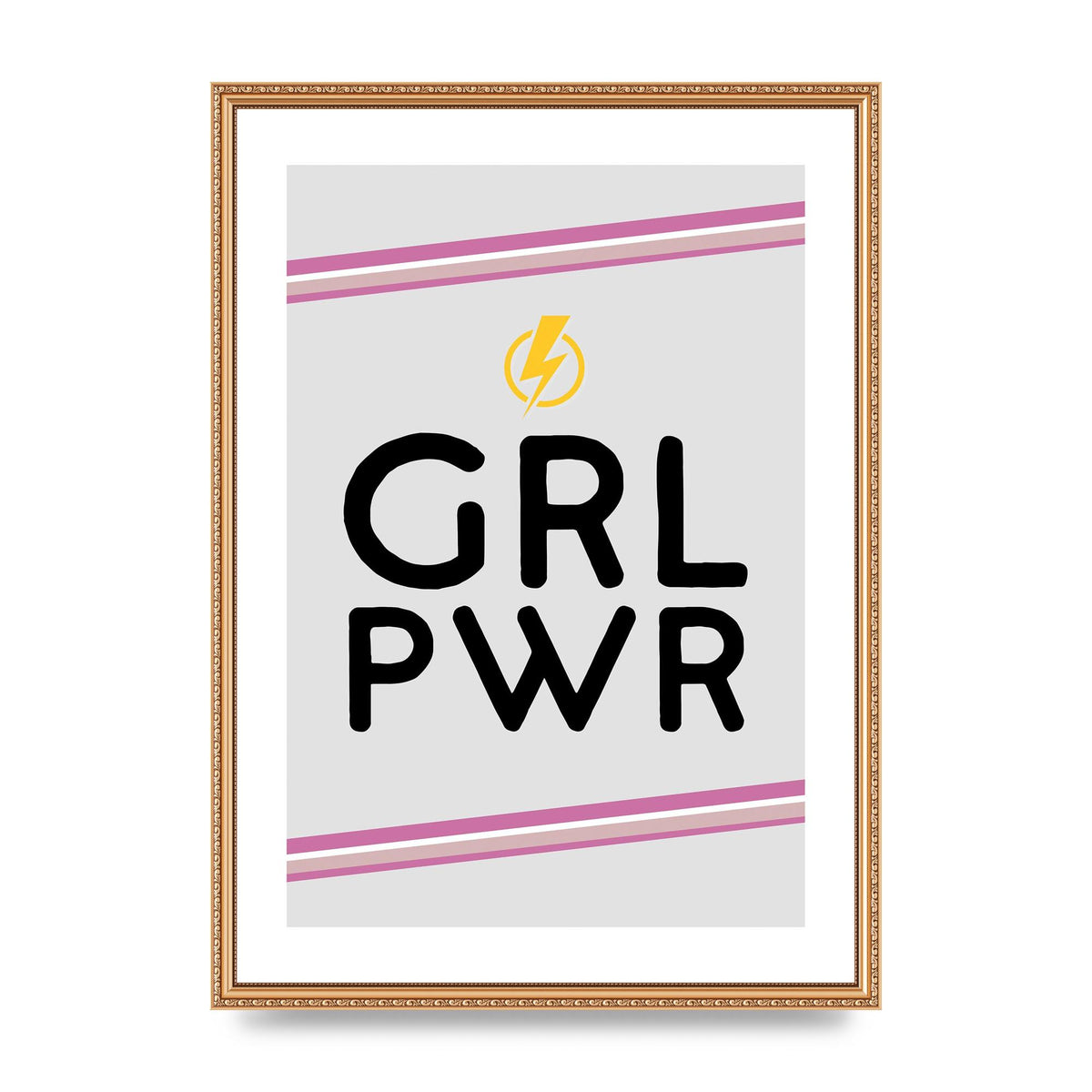 Girl Power" Wall Art - A2 framed