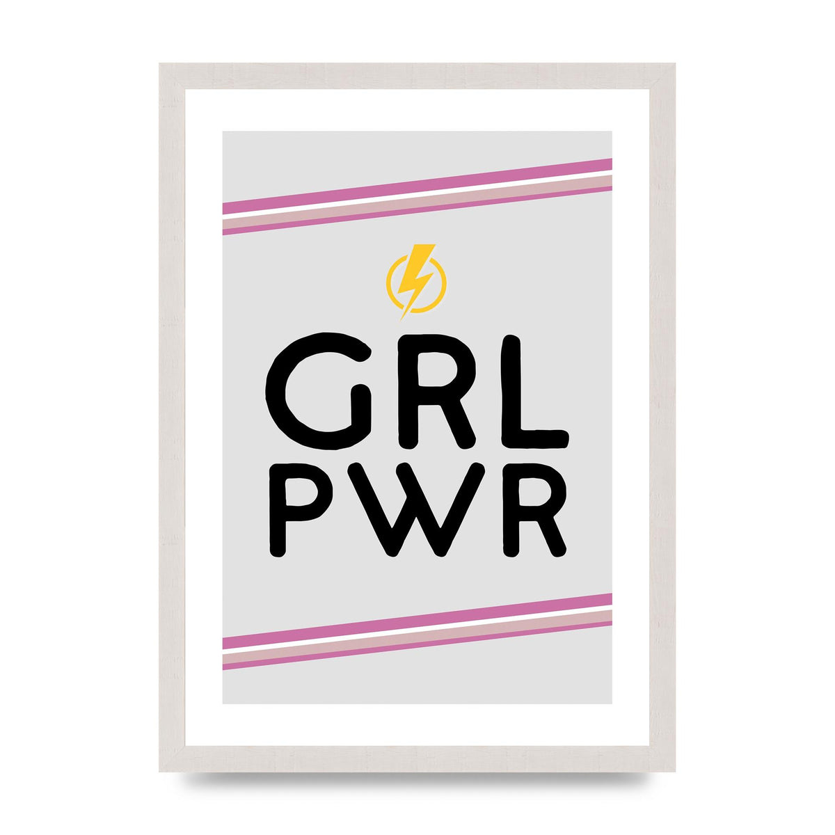 Girl Power" Wall Art - A3 framed