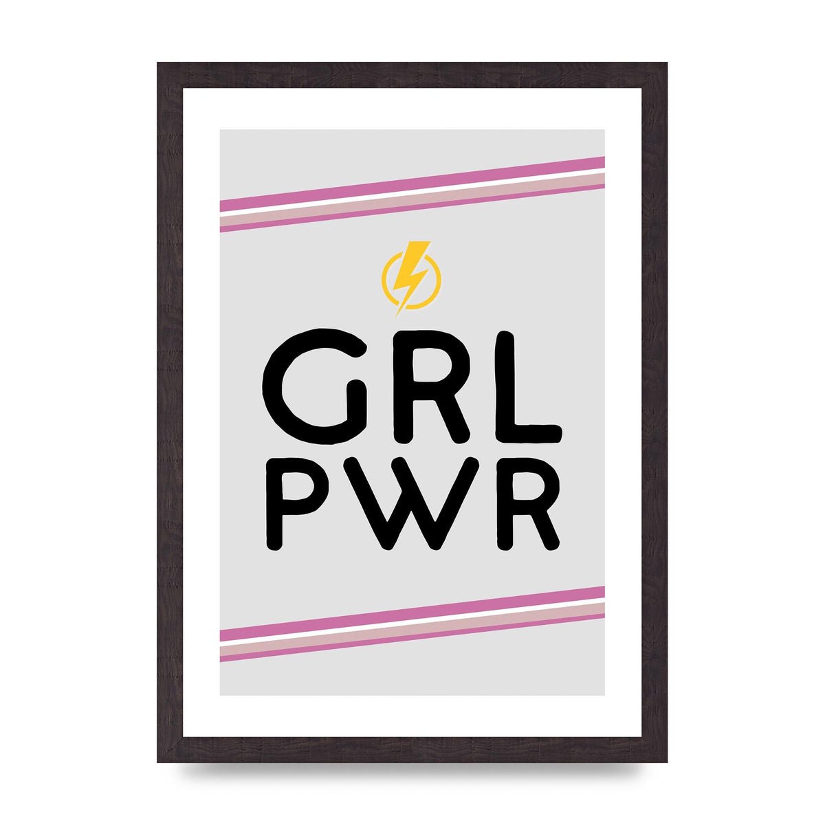 Girl Power" Wall Art - A3 framed