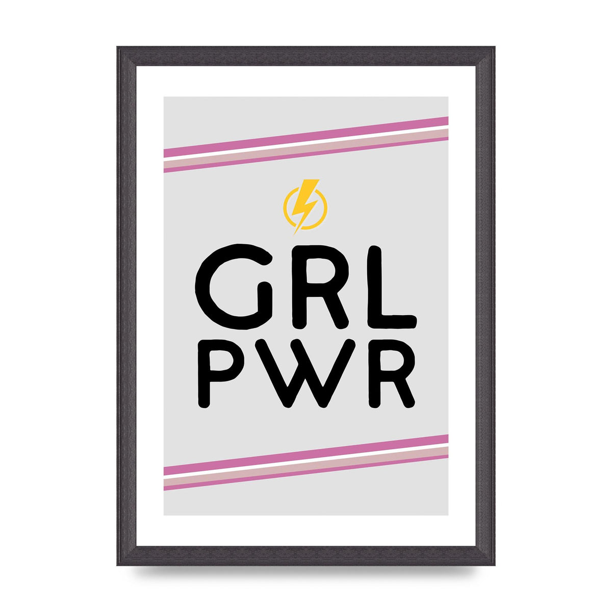 Girl Power" Wall Art - A3 framed