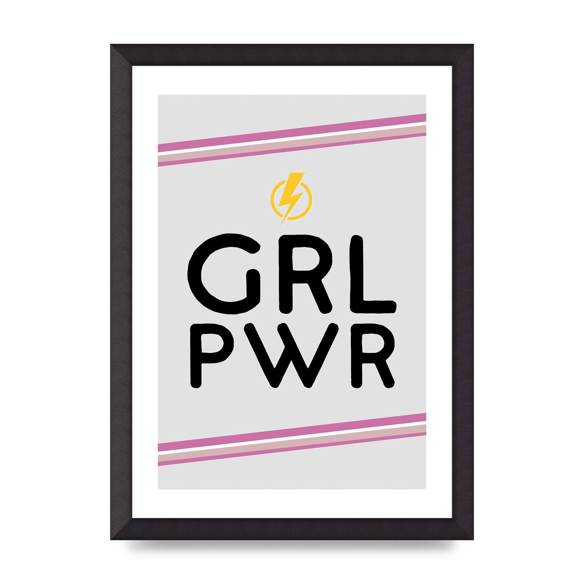 Girl Power" Wall Art - A3 framed