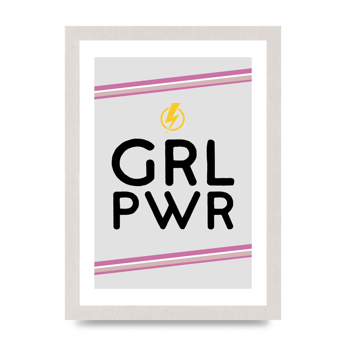 Girl Power" Wall Art - A4 framed