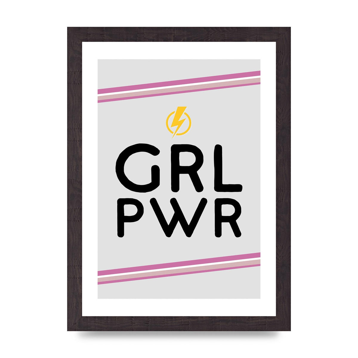 Girl Power" Wall Art - A4 framed