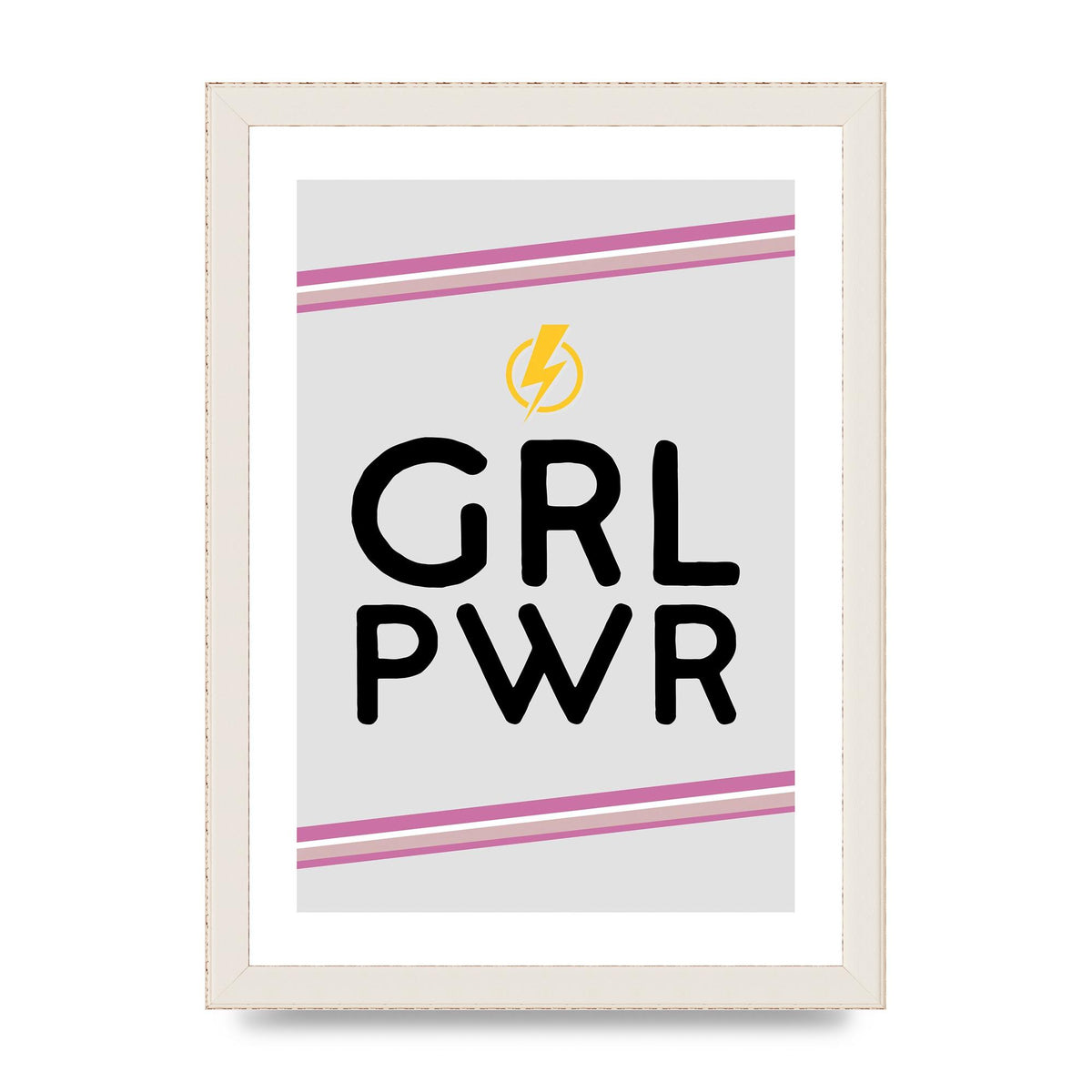 Girl Power" Wall Art - A4 framed